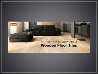 Everything You Need to Know About Wooden Tiles