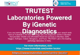 Pathology Lab Near Me-Trutestlab