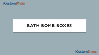 Find The Best Wholesale Custom Bath Bomb Packaging Boxes