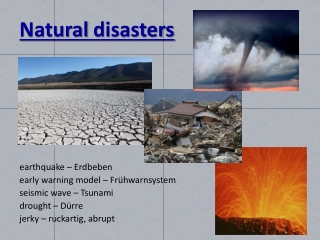 Natural disasters