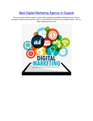 Best Digital Marketing Agency In Gujarat