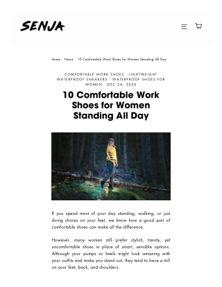 10 Comfortable Work Shoes for Women Standing All Day