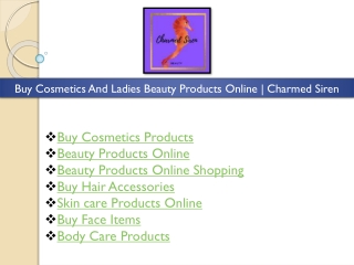 Beauty Products Online