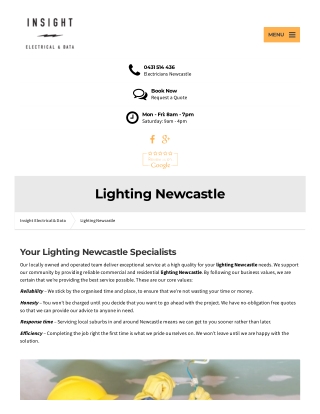 Lighting newcastle