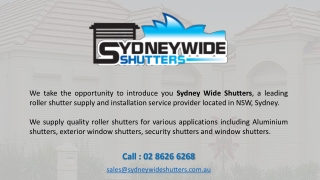 Why Pick Roller Shutters at the best Price for your Homes in Sydney?