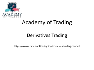 Derivatives Trading
