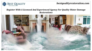 Water Damage Restoration In Mission Viejo