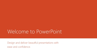 Welcome to PowerPoint fg