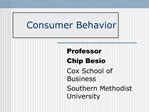 Consumer Behavior