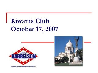Kiwanis Club October 17, 2007