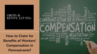 How to Claim for Benefits of Workers’ Compensation in Pennsylvania?