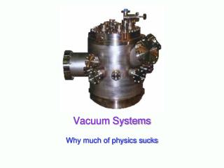 Vacuum Systems