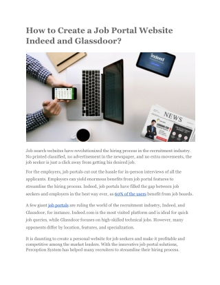 How to Create a Job Portal Website Indeed and Glassdoor?