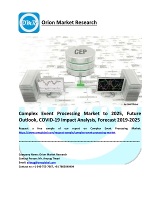 Complex Event Processing Market Size, Share 2019, Impressive Industry Growth Report 2025