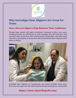 Why Invisalign Clear Aligners Are Great for Teens