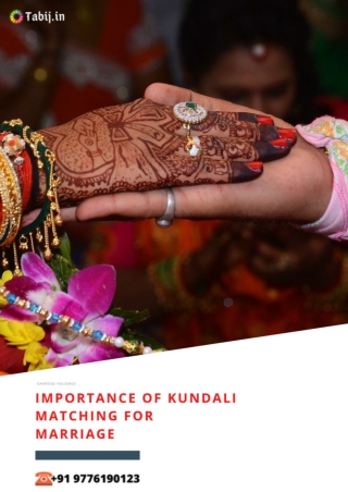 Know the importance of Kundali matching for marriage