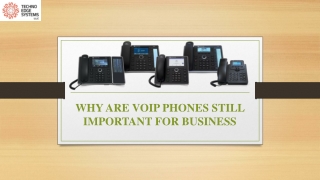 Why are VoIP Phones Still Important for Business?