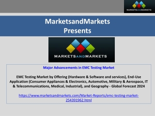 Major Advancements in EMC Testing Market