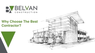 Why Choose The Best Contractor?