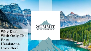 Why Deal With Only The Best Headstone Provider?