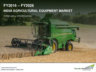 India Agricultural Equipment Market Size, Share, Growth & Forecast 2025