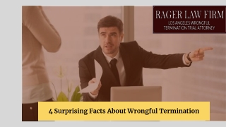 4 Surprising Facts About Wrongful Termination