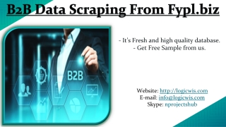B2B Data Scraping From Fypl.biz