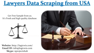 Lawyers Data Scraping from USA