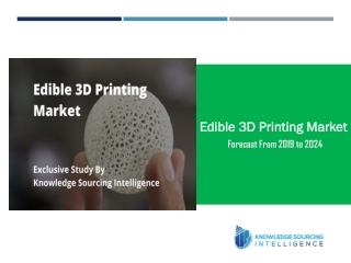 Exclusive Study on Edible 3D Printing Market