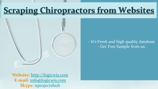 Scraping Chiropractors from Websites