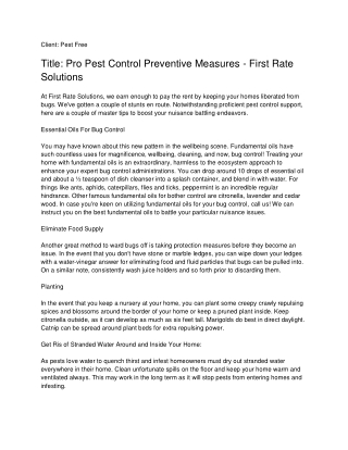 Pest control Putnam | Pest control Westchester