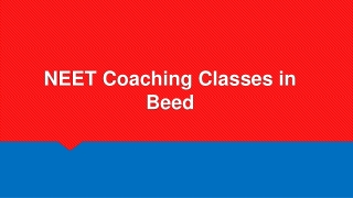 NEET Coaching Classes in Beed – Ideal Institute of Biology