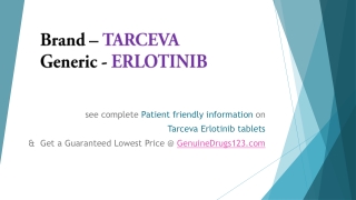 Erlotinib tarceva Tablets Cost, Dosage, Uses, Side Effects