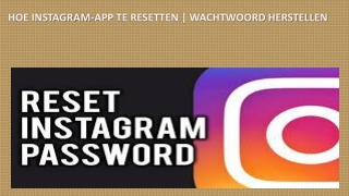 Hoe Instagram-app te resetten | Wachtwoord herstellen