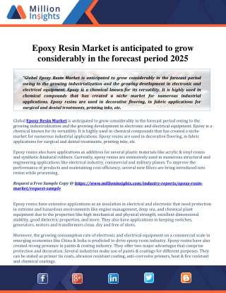 Worldwide Epoxy Resin Market by Application and Gross Profit Forecast to 2024