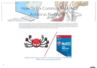 How To Fix Common McAfee Antivirus Problems