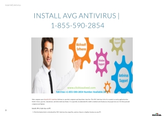 ISSUE TO INSTALL AVG ANTIVIRUS