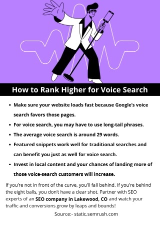 How to Rank Higher for Voice Search