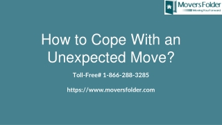 How to Cope With an Unexpected Move?