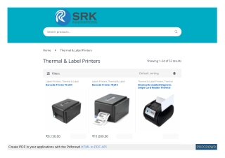 Thermal & Label Printers