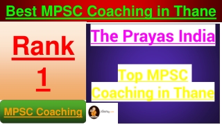 Best MPSC Coaching in Thane