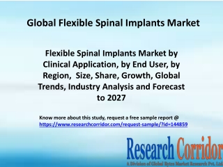 Flexible Spinal Implants Market by Clinical Application, by End User, by Region,  Size, Share, Growth, Global Trends, In