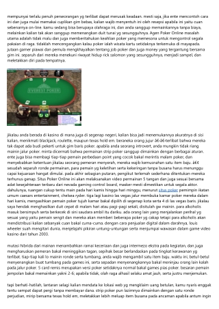 Bagaimanakah Google Merombak Bagaimana Kami Mendekati Judi Poker Online