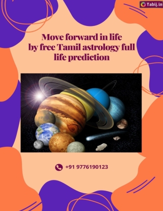 Move forward in life by free Tamil astrology full life prediction