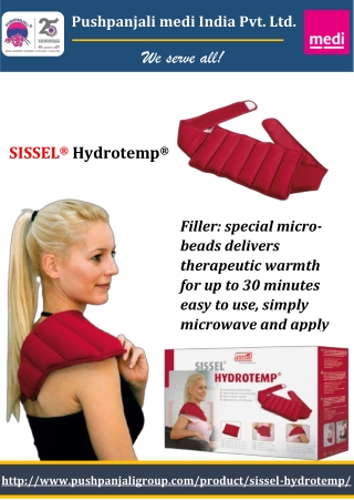 SISSEL® Hydrotemp | Lower Back Moist Heat Pad | Pushpanjali medi India Pvt Ltd