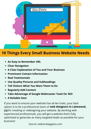 10 Things Every Small Business Website Needs