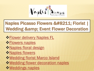 Naples floral design