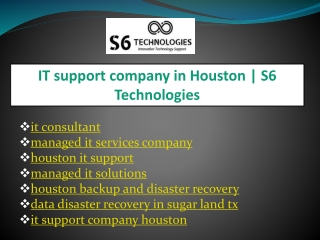 houston it support