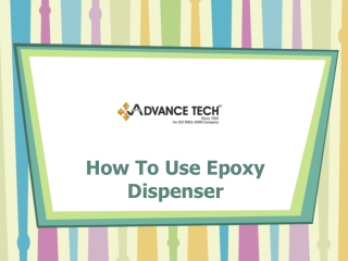 We Get Epoxy Dispenser Online