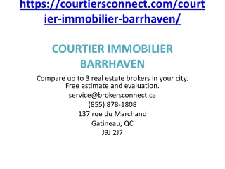 Courtier Immobilier Barrhaven